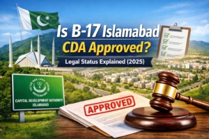 “Is B-17 Islamabad CDA approved – legal status and property investment guide 2025”
