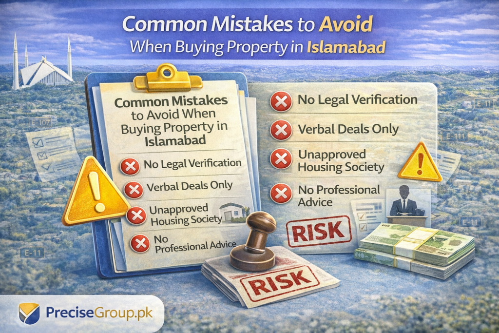 Common mistakes to avoid when buying property in Islamabad