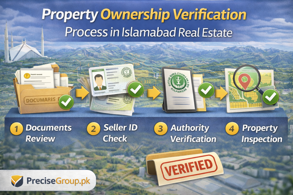 Property ownership verification process in Islamabad real estate